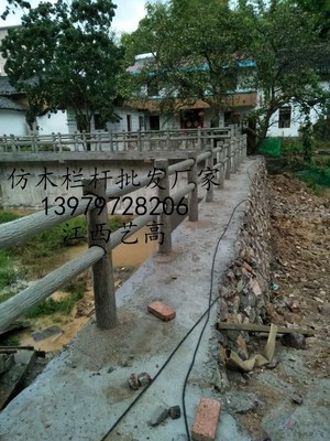 新農(nóng)村建設(shè)中的高效選擇 仿木護欄與弱電工程在河道堤壩池塘水庫施工效果圖解析